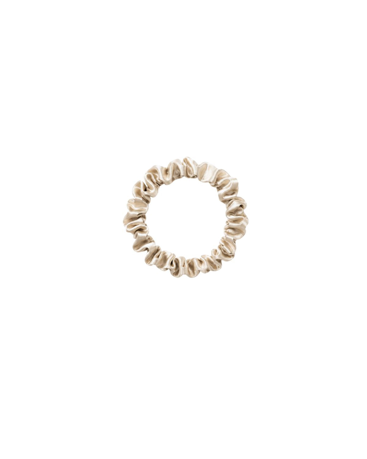 Silk Scrunchie (Small) - Bisque