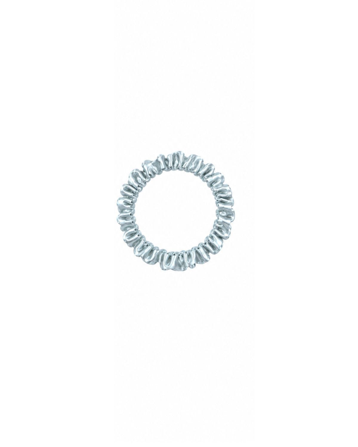 Silk Scrunchie (Small) - Powder Blue