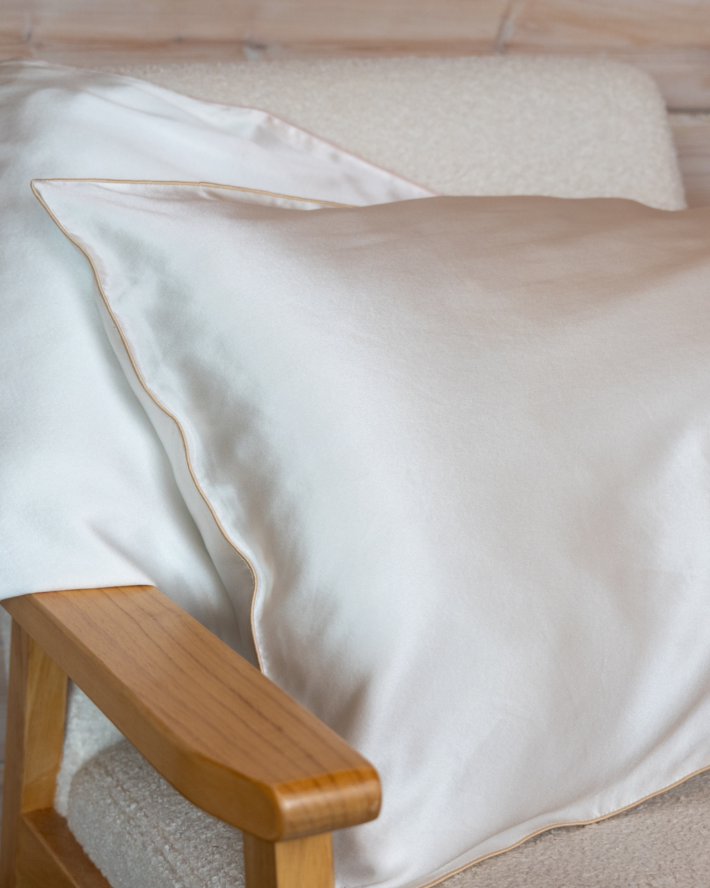 Silk Pillowcase - Bisque