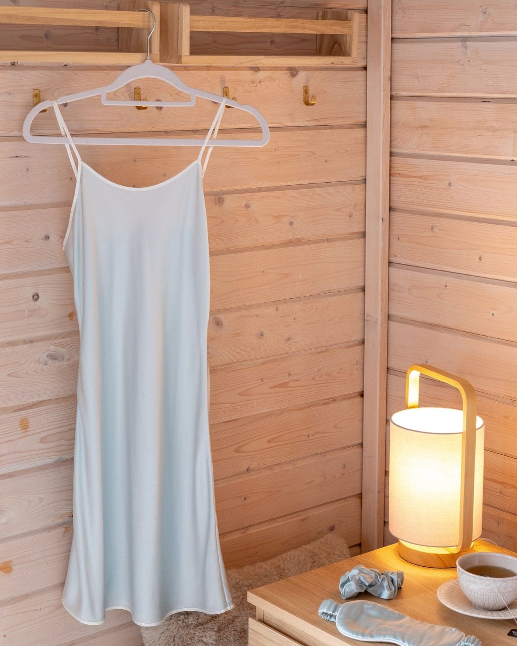Silk Ritual Dress - Powder Blue